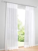 HEINE HOME Gardine Weiß Polyester Multifunktionsband Bild 2