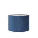 Dirk Davids Leuchten Lampenschirm Zylinder Velours Petrol Blau Bild 2