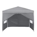 FIVMEN Partyzelt 2.5x2.5m Faltpavillon Gartenpavillon mit 4 Seitenteilen Bild 2