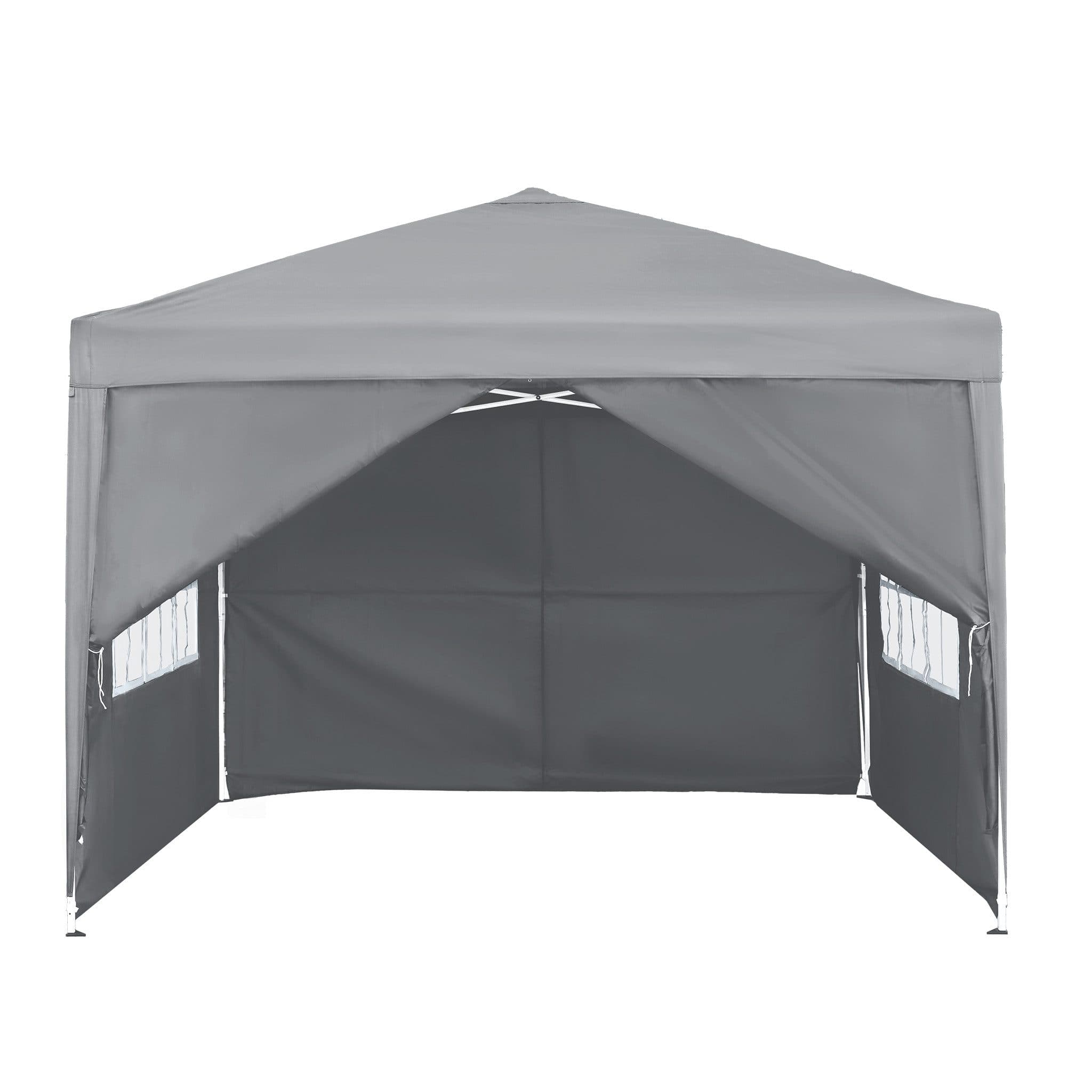 FIVMEN Partyzelt 2.5x2.5m Faltpavillon Gartenpavillon mit 4 Seitenteilen - Bild 2