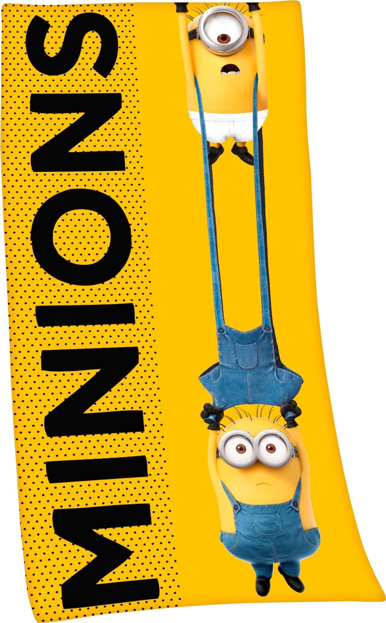 Herding Badetuch MINIONS 2 Gelb Velours 100% Baumwolle - Bild 2