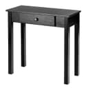 KOMFOTTEU Konsolentisch Schmaler Flurtisch mit Schublade Schwarz Bild 2