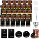 LuxusKollektion Gewürzdosen-Set 24er mit Akazienholz-Kappen Bild 2