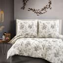 ZIRVEHOME Bettwäsche Baumwolle Natur-Design Florales Blumenmuster Bild 2