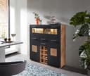 INNOSTYLE Sonate Barschrank Schwarz mit LED-Beleuchtung Bild 2