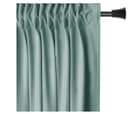 Restilo Kräuselband Gardine Verdunkelnd Samt Textil Grün Bild 2