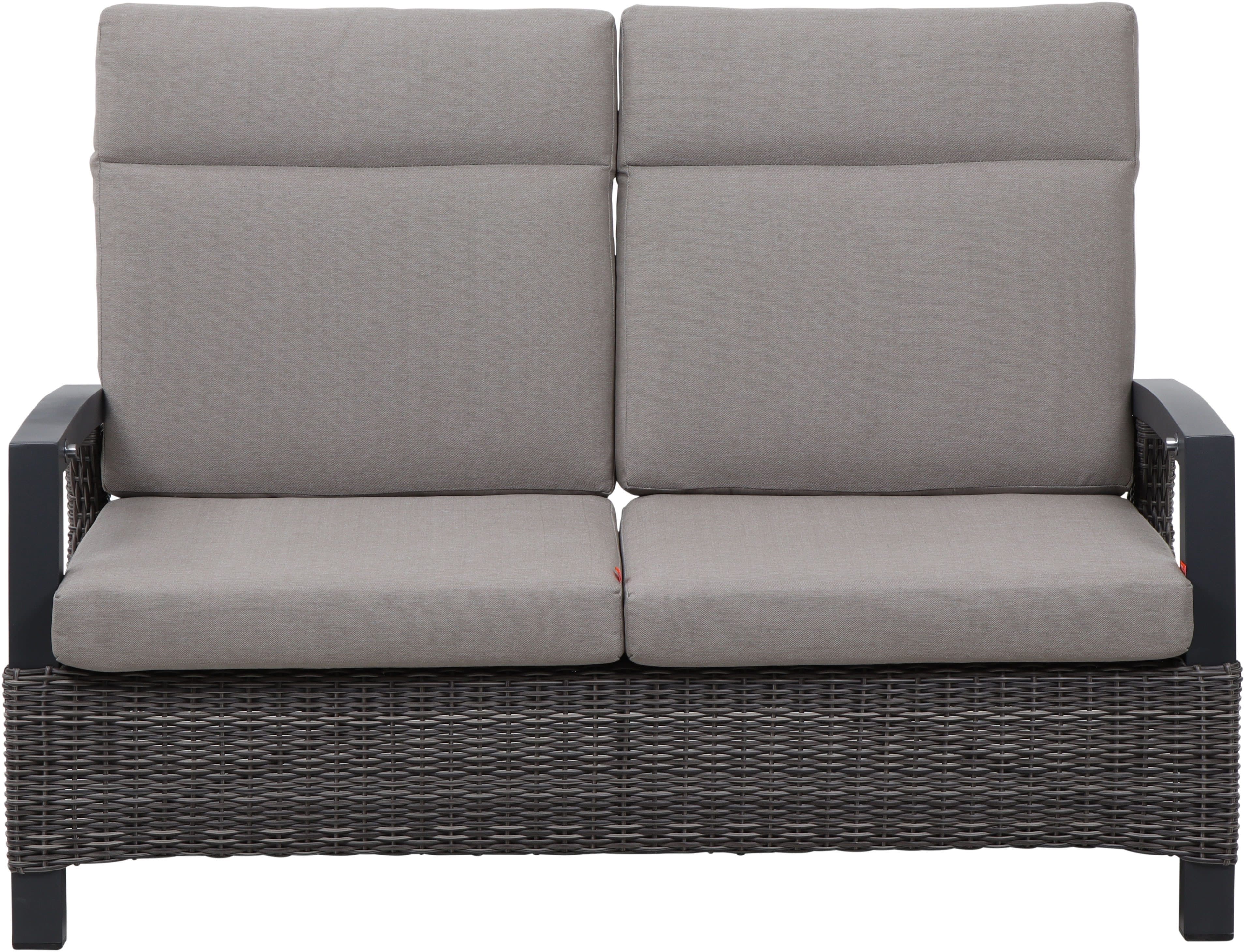 Siena Garden CORIDO 2er Sofa Gartenlounge Grau Anthrazit - Bild 2
