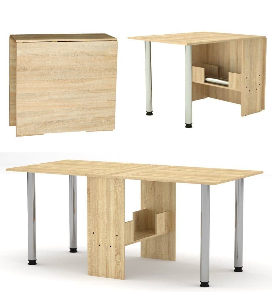 Rodnik Esstisch Amelie Klappbar Braun Modern - Bild 2