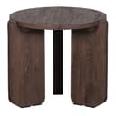 Selsey Couchtisch PREFFINES Wohnzimmertisch Beistelltisch Rund Holzoptik MDF Bild 2