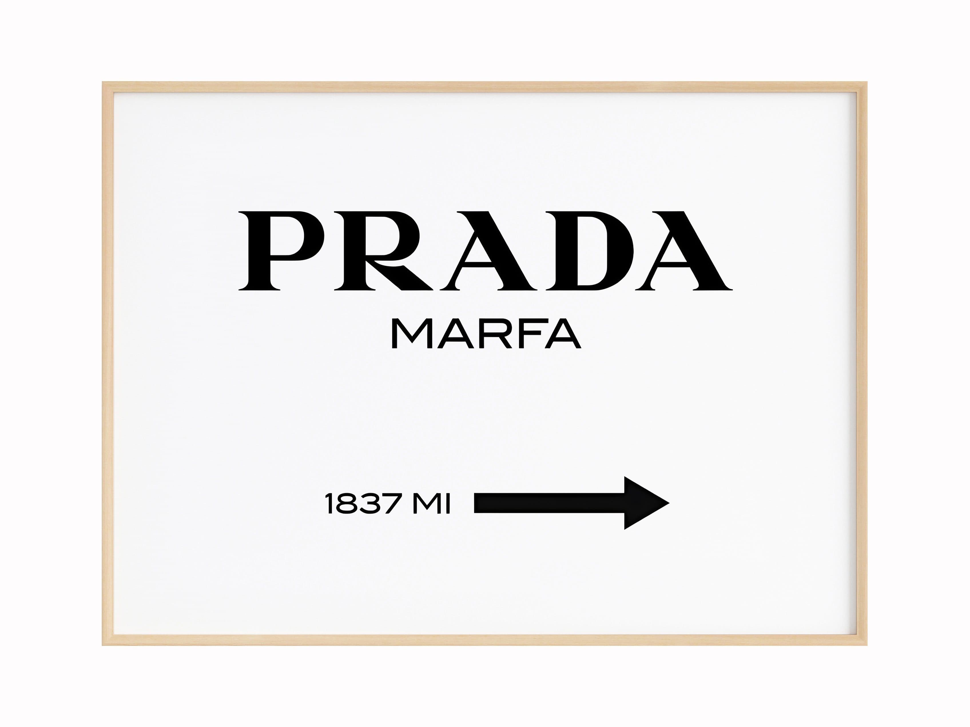 JUSTGOODMOOD Prada Marfa Poster Premium ohne Rahmen 280g Baumwolle - Bild 2