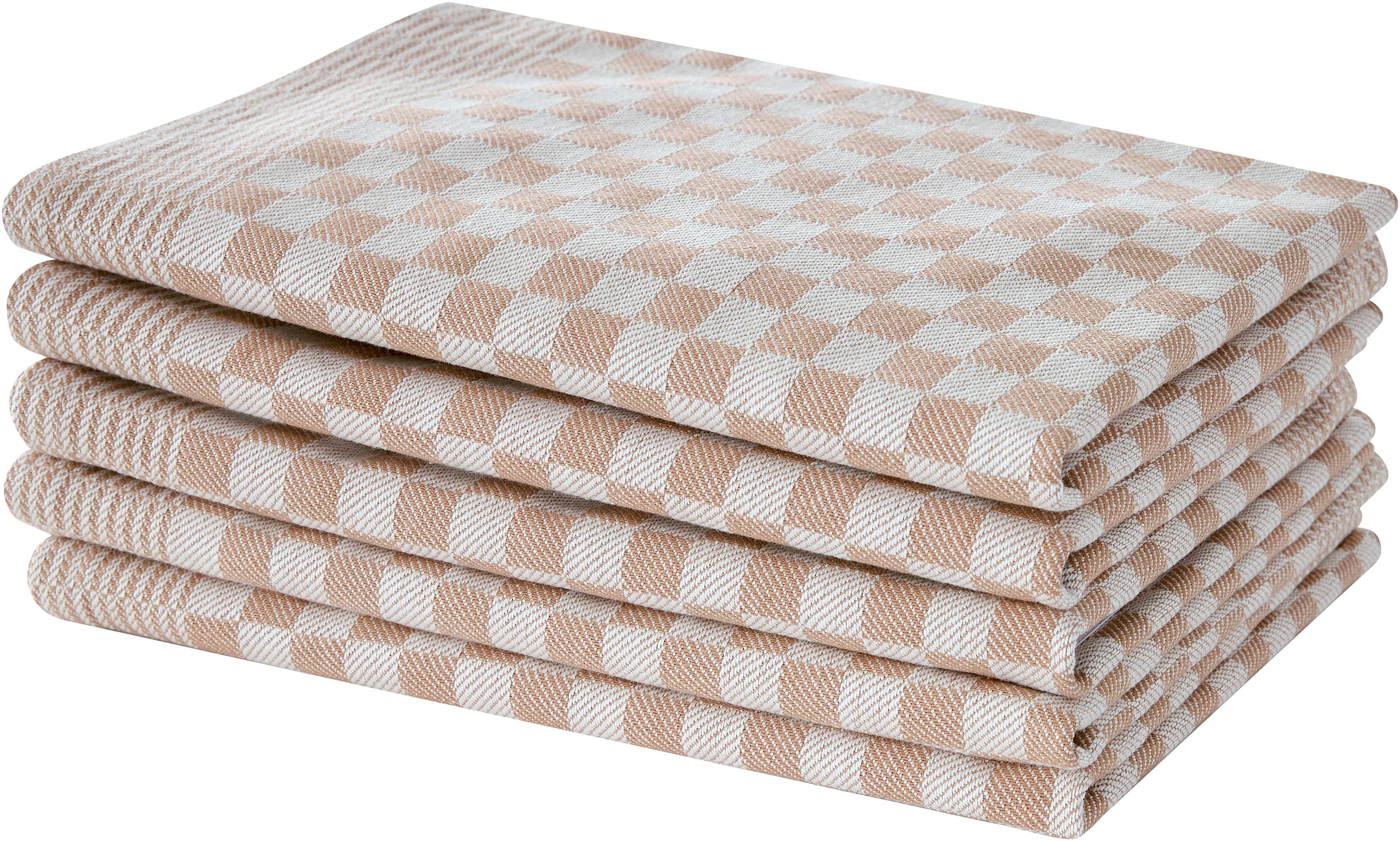 OTTO HOME Geschirrtuch 5er-Set Keersten Sand 100% Baumwolle - Bild 2