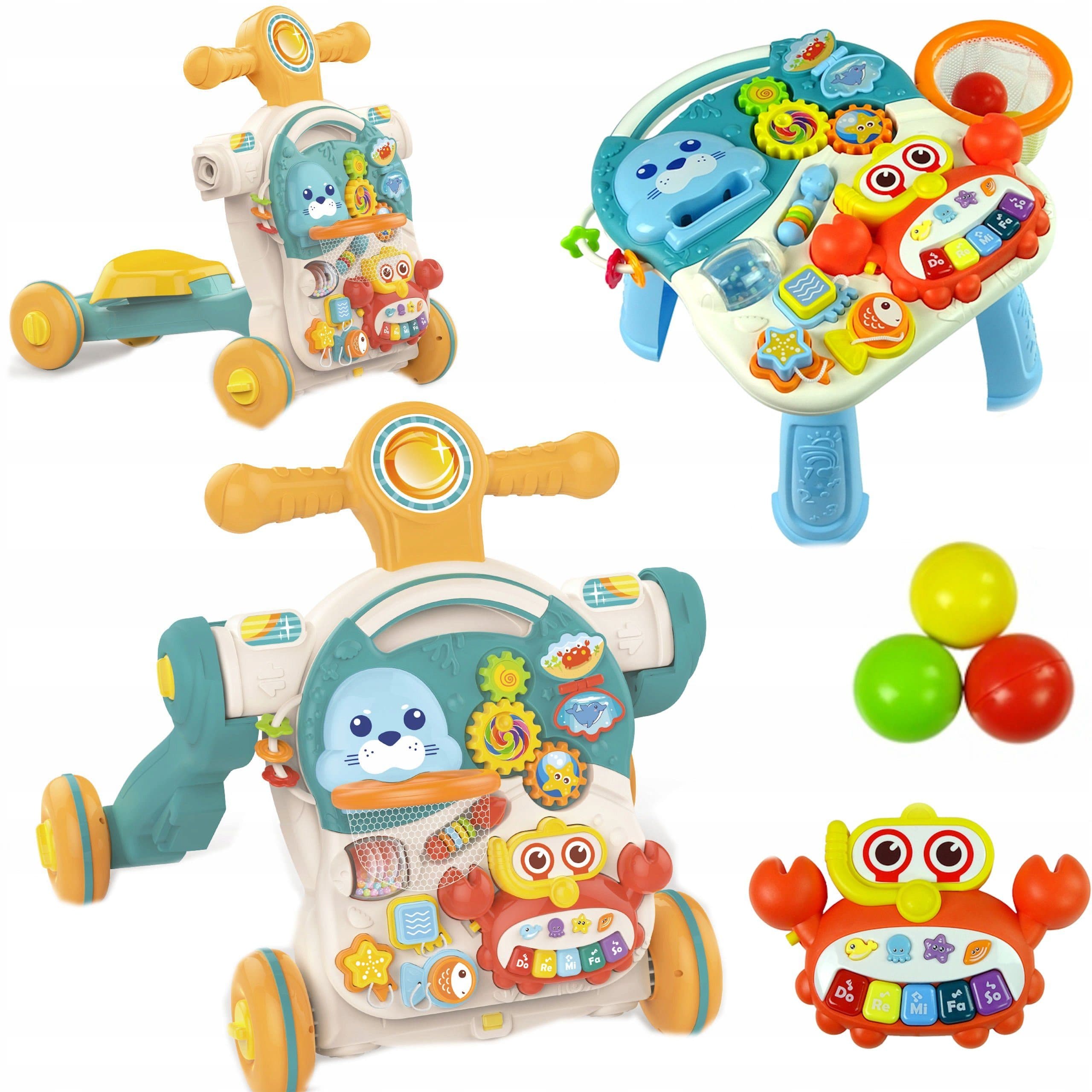COIL Babywalker Lauflernwagen 5in1 Grün mit Aktivitätszentrum - Bild 2