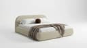 Luxusbetten24 Polsterbett Luma Beige Bouclé mit Stauraum Bild 2