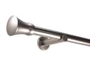 Deco-Raum Gardinenstange Kegel Edelstahl-optik 25mm Bild 2