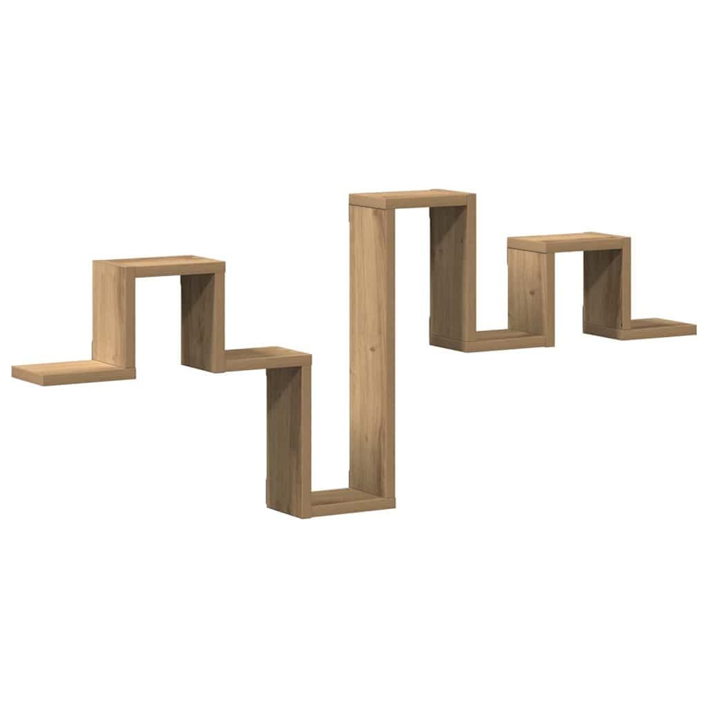 vidaXL Wandregal Artisan-Eiche Modern Wandmontiert - Bild 2