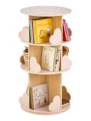 vertbaudet Dreh-Bücherregal 3 Ebenen Rosa Kinderzimmer Bild 2