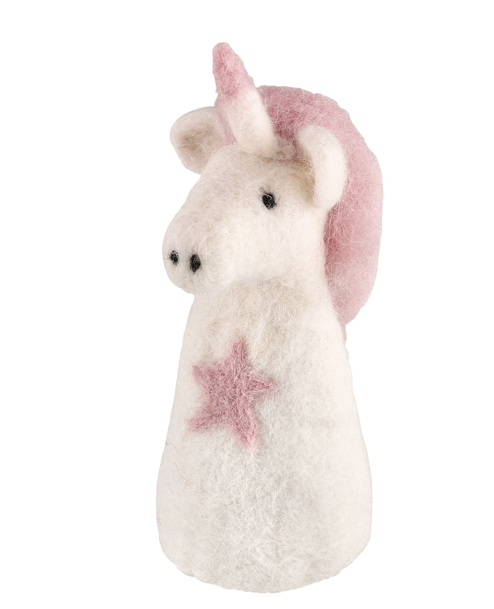 Cilio Eierwärmer LANA Einhorn Schafwolle Rosa/Weiß