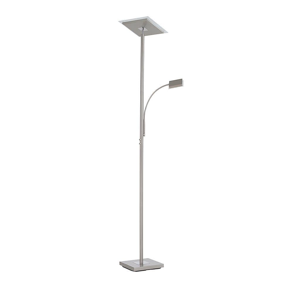 SellTec LED Stehleuchte Deckenfluter Silber CCT Dimmbar Fernbedienung - Bild 2