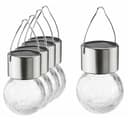 Fachhandel Plus LED Hänge-Solarleuchten 5er Set Kristallglas warmweiß Bild 2