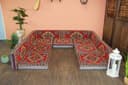 CaddeBuy Orientalische Sitzecke 13-teilig mit Sitz- und Rückenkissen Bild 2