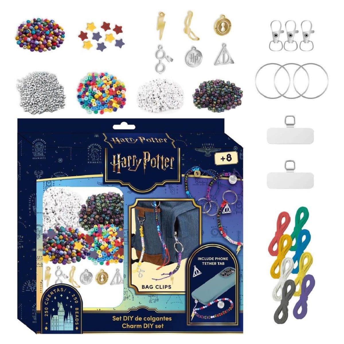 Harry Potter Kreativset DIY Schmuck-Bastelset Bunt mit Armbändern und Perlen
