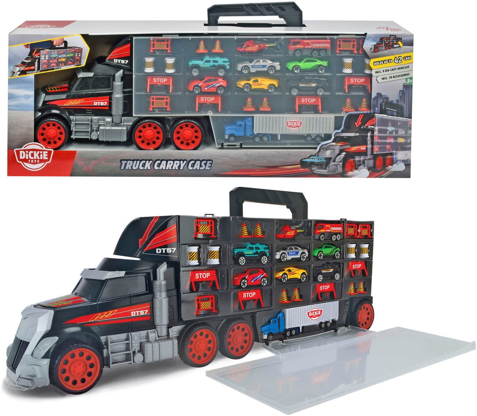 Dickie Toys Spielzeug-LKW Truck Carry Case Bunt - Bild 2
