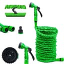 Grafner Flexibler Gartenschlauch Grün Dehnbar mit Multifunktionsbrause Bild 2