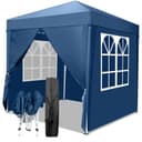 LALAHO Faltpavillon 2x2m Blau UV-Schutz 50+ Wasserdicht Bild 2