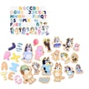 Bluey Kinder Magnetspielbausteine 70-tlg. Bunt Alphabet & Figuren Bild 2