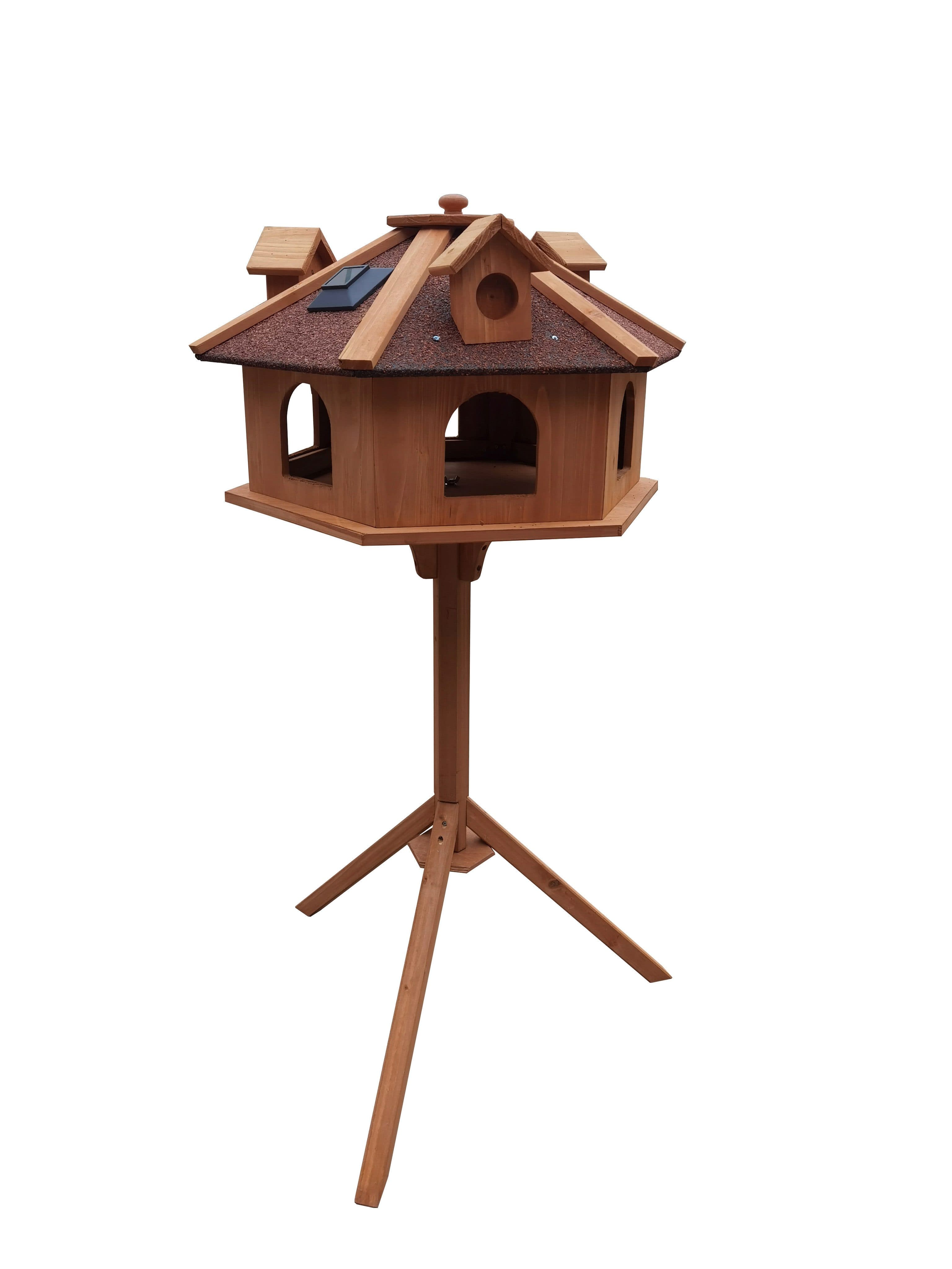 MYPETS Vogelhaus ALPENZAUBER XXL mit Solarlicht und Ständer - Bild 2