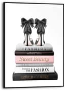 REINDERS Poster Fashion Bücher Schwarz MDF Wanddekoration Bild 2