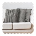 novely® Dekokissen 3er-Set MALCHIN Grau Kuschelweich Bild 2