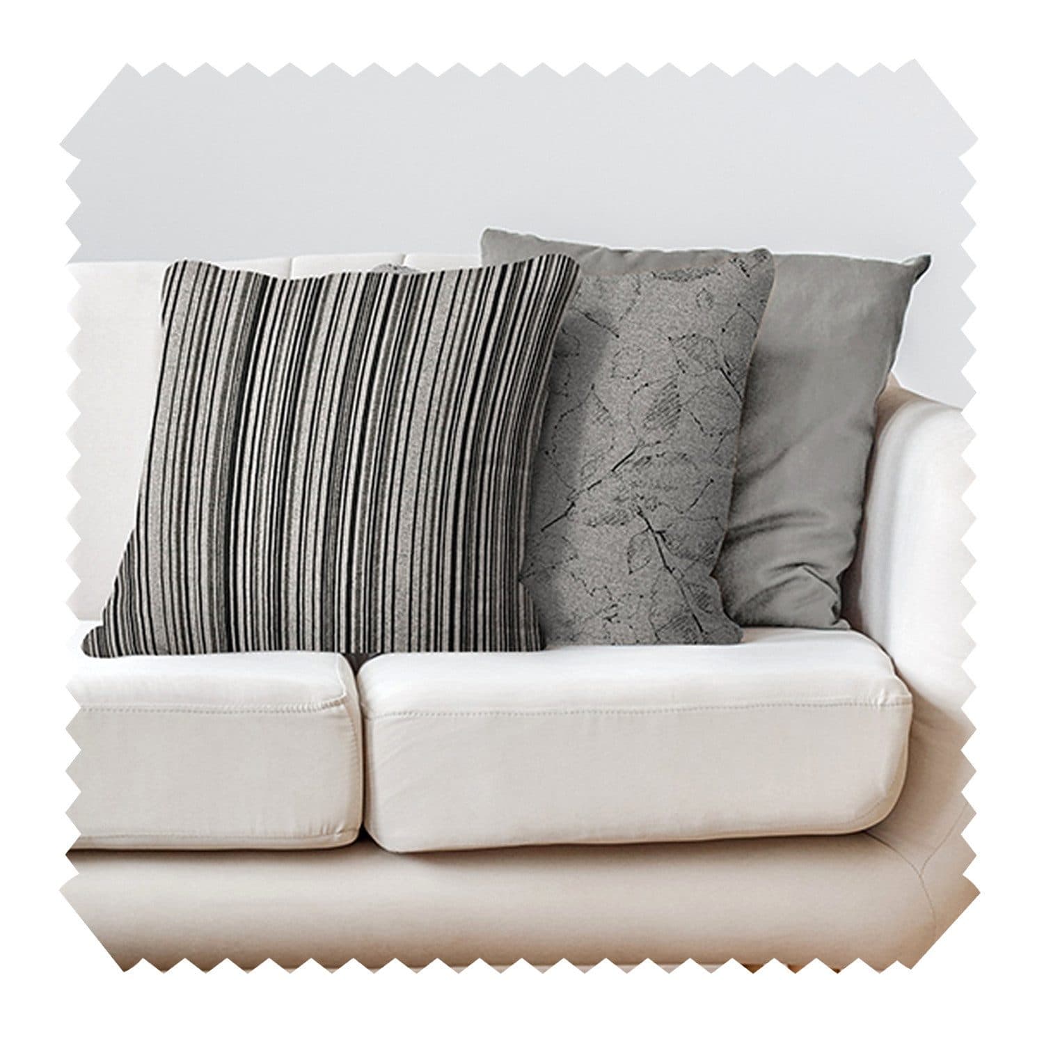 novely® Dekokissen 3er-Set MALCHIN Grau Kuschelweich - Bild 2