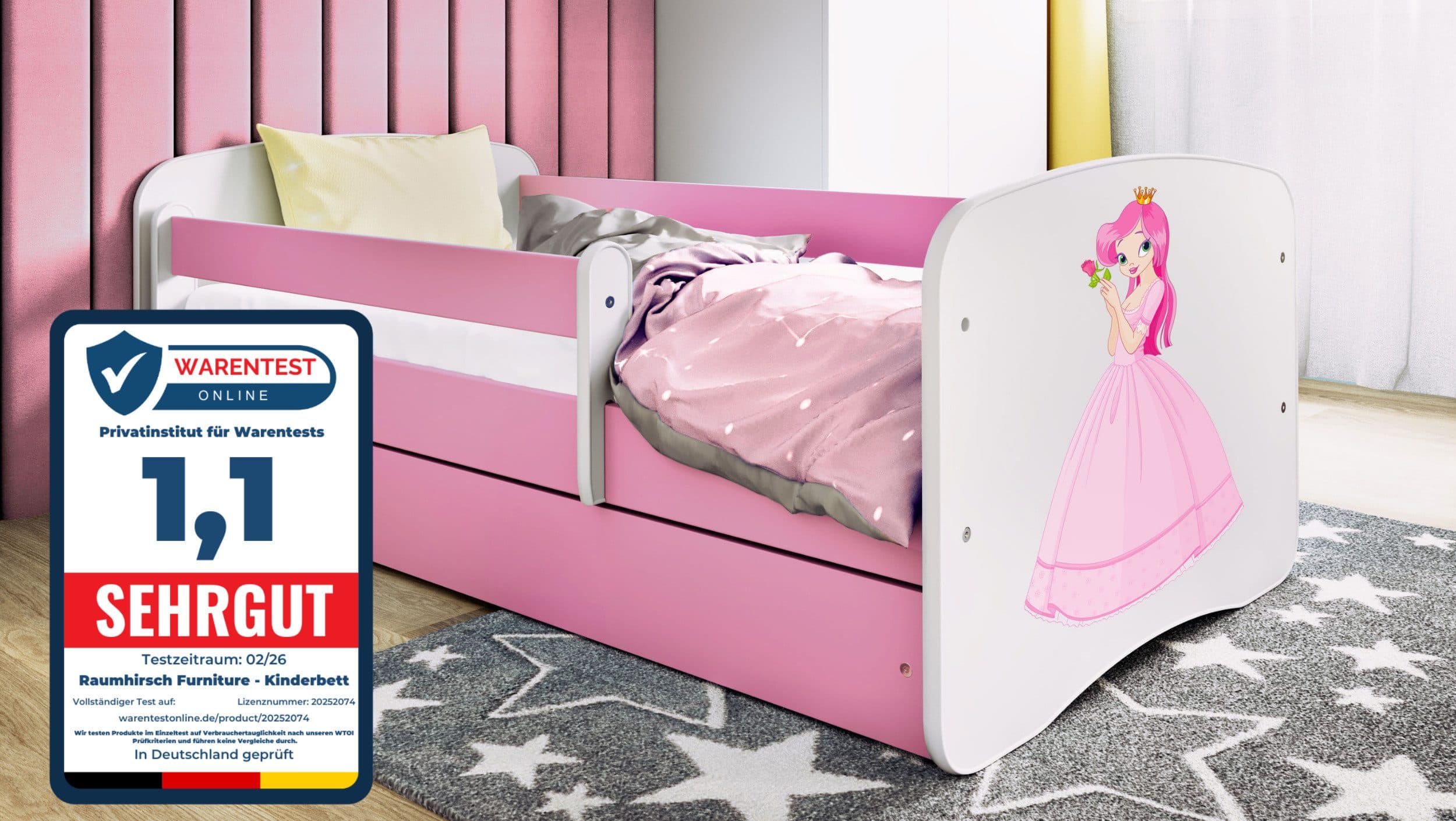 Raumhirsch Furniture Kinderbett Rosa Prinzessin - Bild 2