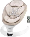 BABYGO Swing Babywippe Beige mit Fernbedienung und Musik Bild 2