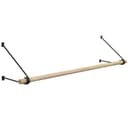 SO-TECH® Wandgarderobe 260 x 250 mm mit 30 mm Kleiderstange aus Eiche Bild 2