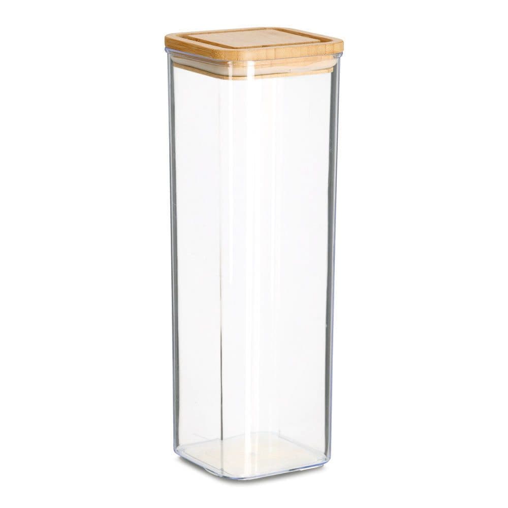 Zeller Present Vorratsdose 1900 ml mit Bambusdeckel transparent - Bild 2