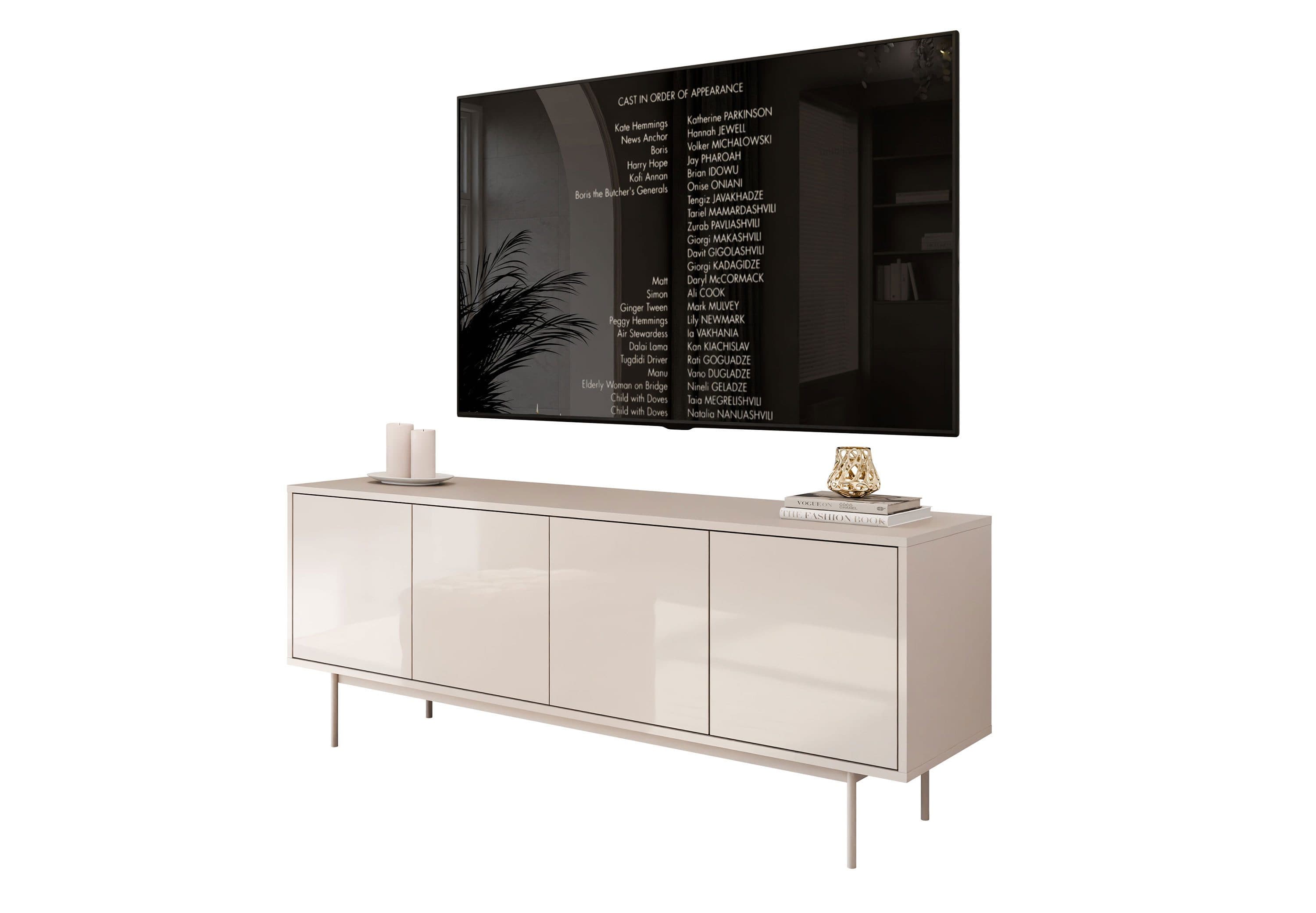 Lookway TV-Schrank SANAYI Kaschmir Hochglanz TV-Lowboard - Bild 2