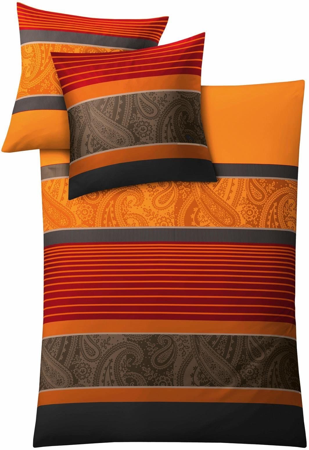 Kleine Wolke Bettwäsche Cambridge Orange Mako-Satin - Bild 2