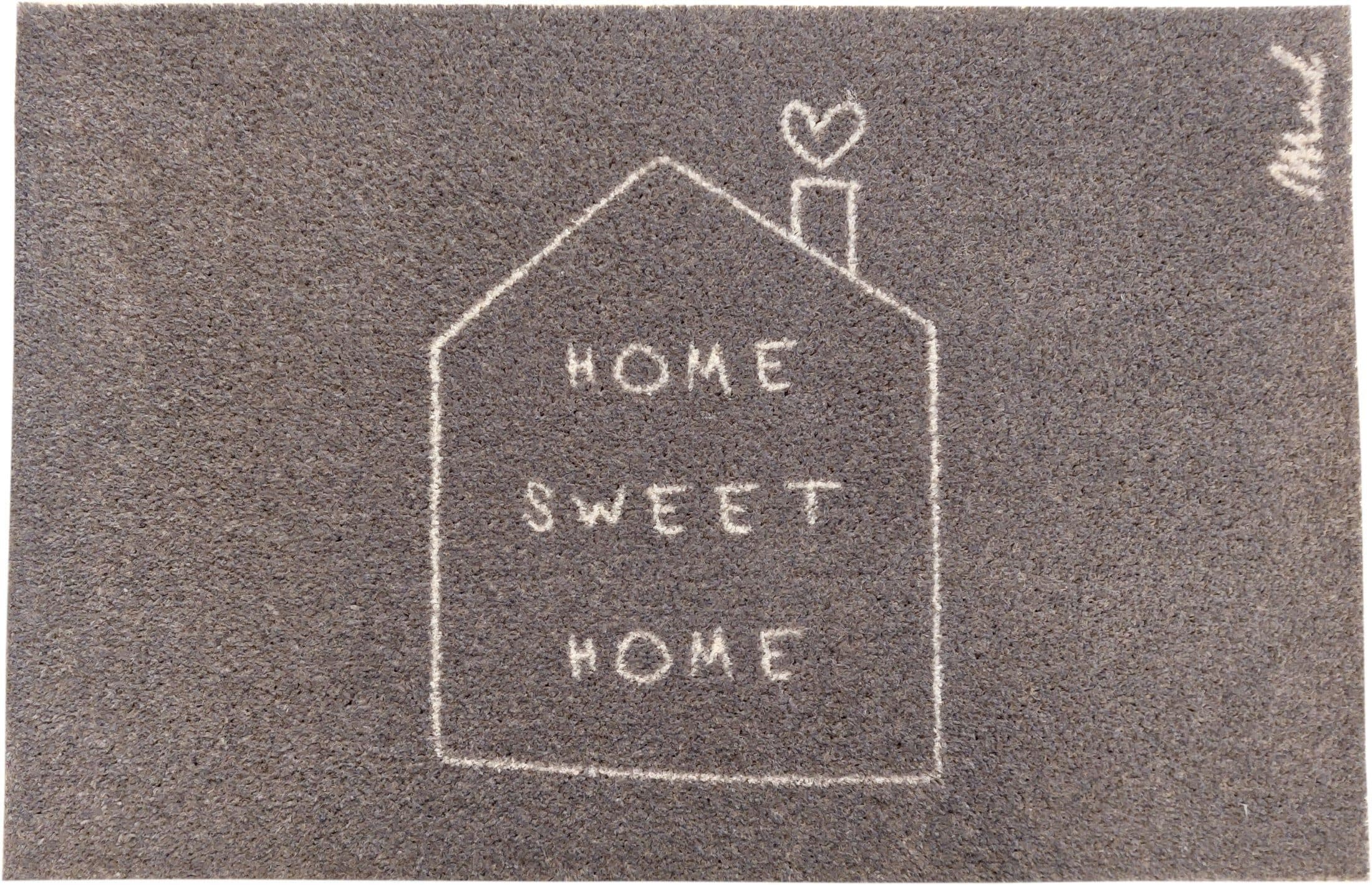 Mad about Mats Fußmatte Celia Home Sweet Home Grau - Bild 2