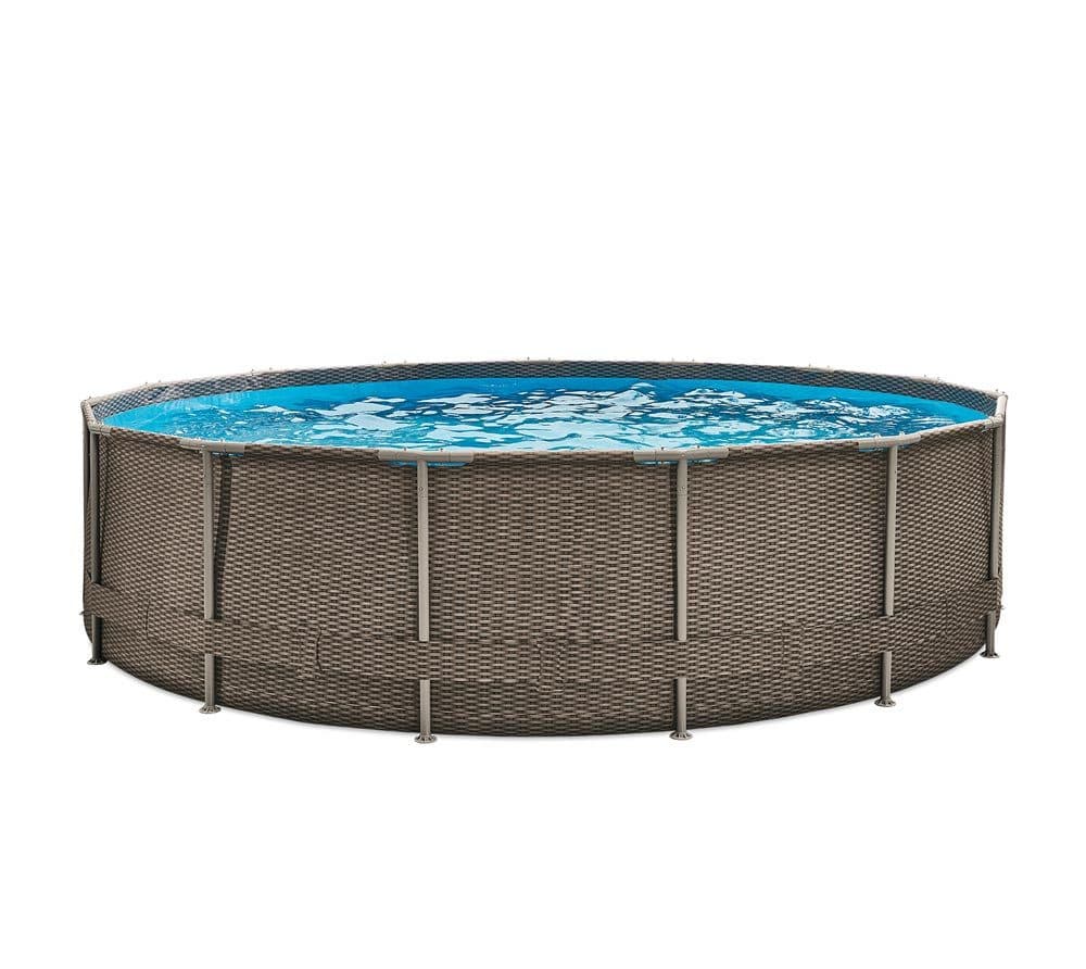 Summer Waves Pool Frame Pool 1-tlg. Rattanoptik - Bild 2