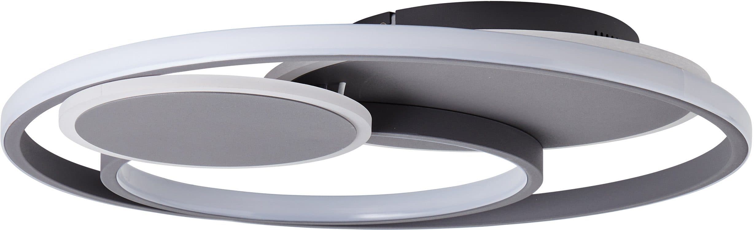 BRILLIANT LED Deckenleuchte Runda Dunkelgrau Dimmbar Fernbedienung - Bild 2