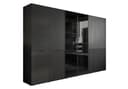 Lookway Kleiderschrank SANDBOX MODERN 300 Schwarzgrau Glas Bild 2