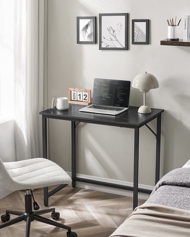 VASAGLE Computertisch Bürotisch Moderner Stil Holzspanplatte Stahl