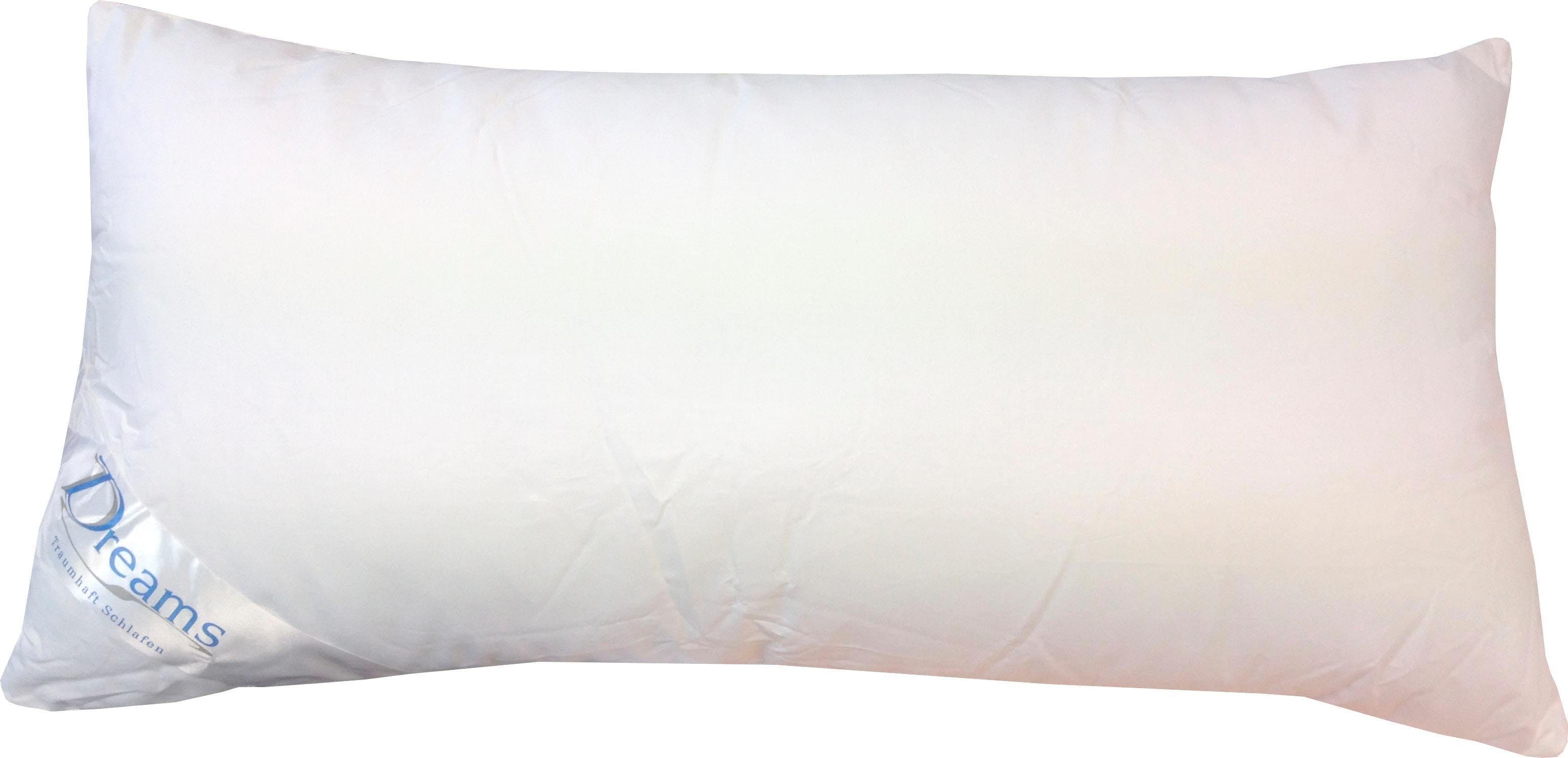 DREAMS 3-Kammer-Kopfkissen Luxus Weiß Baumwolle