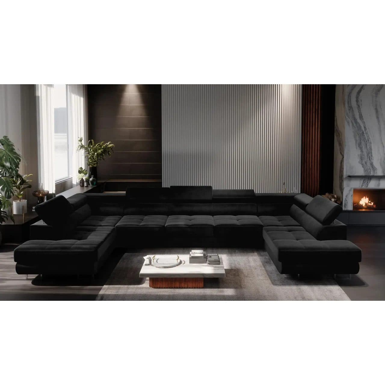 Muffo Ecksofa WILD MAXI U2 Schlaffunktion Grau - Bild 2