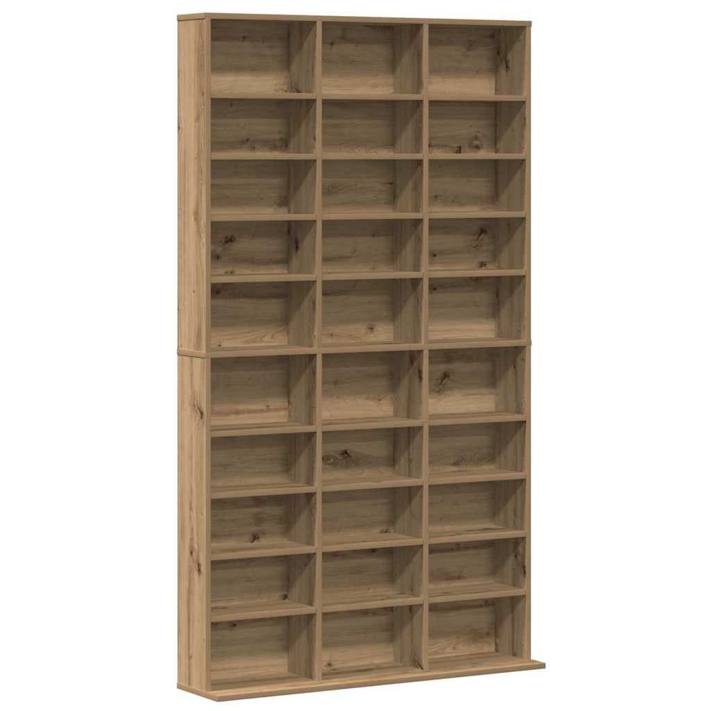 vidaXL CD-Regal Artisan-Eiche Modern Holzwerkstoff - Bild 2