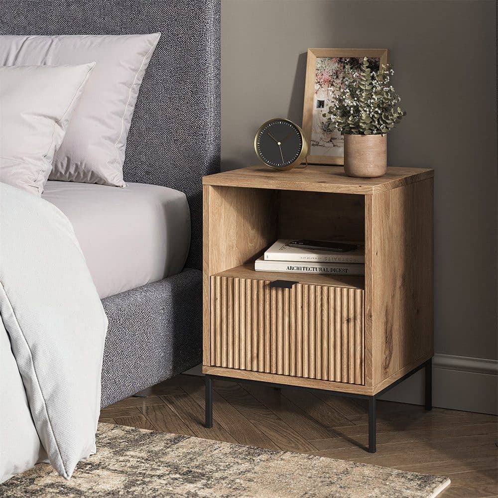 Vicco Nachtschrank Eliza 2er Set Viking Oak Modern - Bild 2