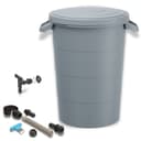 YourCasa Regentonne 80 Liter Kunststoff Wetterfest Bild 2