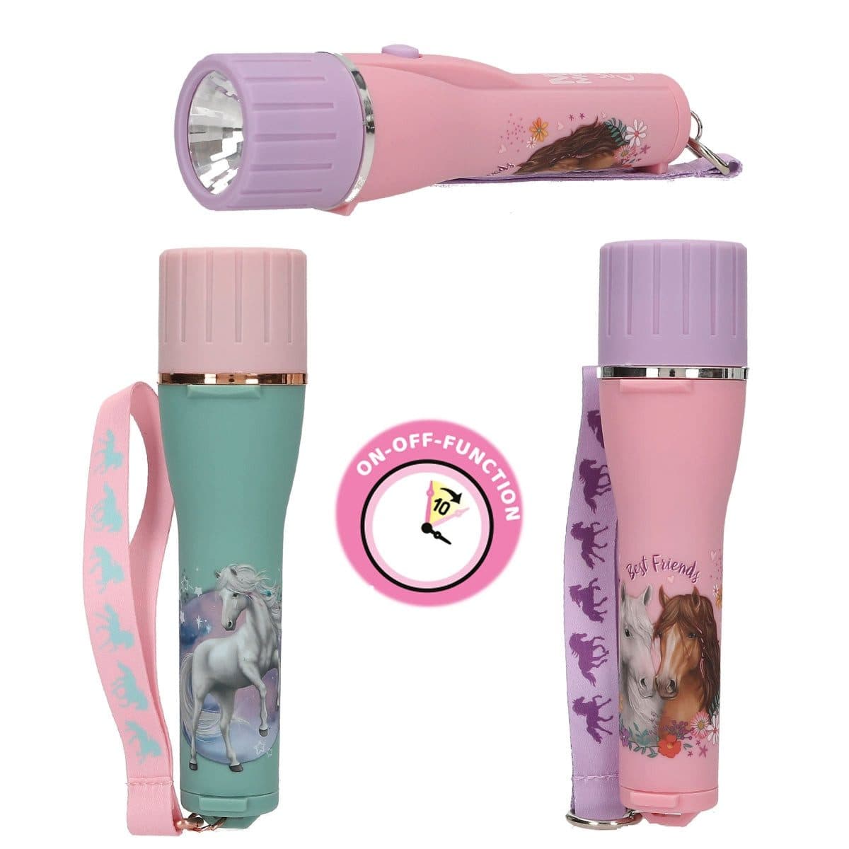 Depesche Spiel Miss Melody Taschenlampe mit Timer Rosa